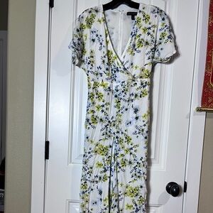Banana Republic Floral Print Jumpsuit | Wide Leg Summer Boho Romper